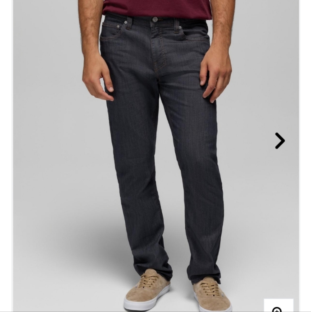 Prana Bridger Jeans Slim Fit Organic Cotton 40x32